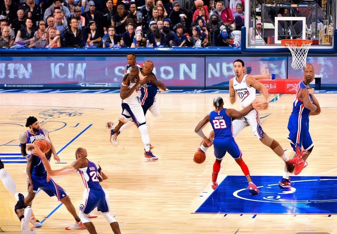 76人VS快船：巅峰对决战术解析与球星高光盘点(图2)